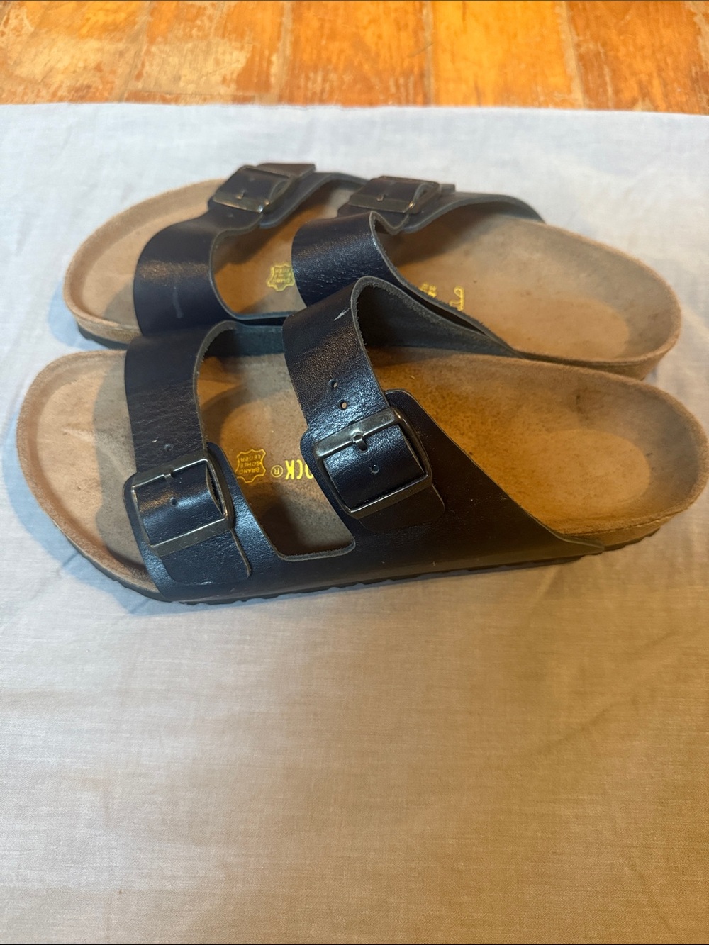 Birkenstock Black Two-Buckle men’s 12 Sandals